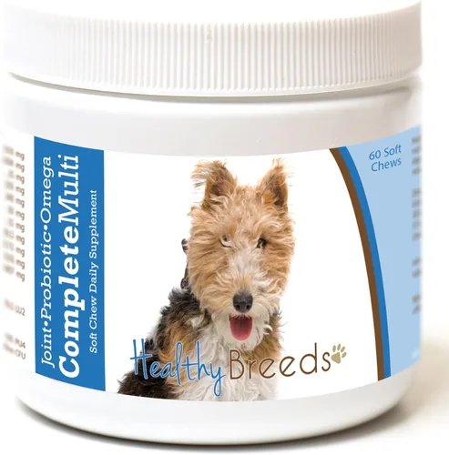 Vista 223 de Healthy Breeds Cavalier King Charles Spaniel - Multivitamínico todo en uno, completo con probióticos, glucosamina, condroitina y omegas, 60