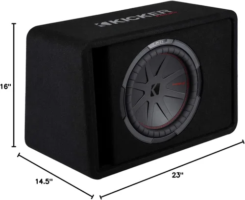 Vista 11 de KICKER CompR 12" (30cm) Subwoofer individual en encl, ventilado, 2 ohmios, cumple con RoHS