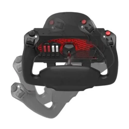 Vista 6 de Honeycomb Alpha Flight Controls Yoke with Honeycomb Aeronautical Bravo Throttle Quadrant Bundle (2 Items) (2 Items)