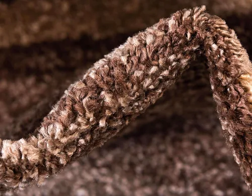 Vista 7 de Unique Loom Autumn Collection - Tapete abstracto, informal, moderno y contemporáneo (borde marrón y beige, 2 x 3 pies, rectangular)