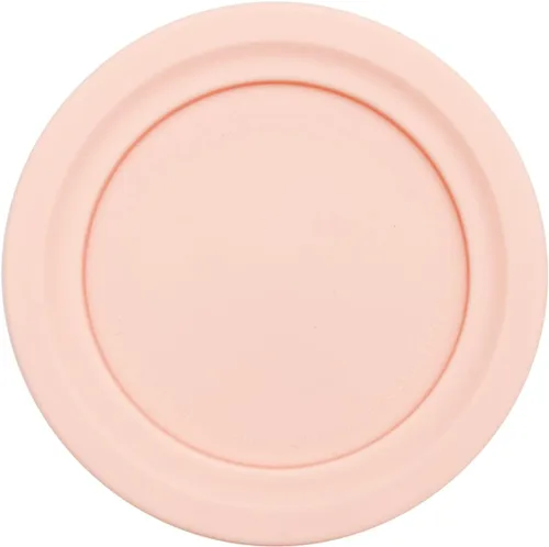 Vista 2 de Tapas de silicona de repuesto, compatibles con contenedor de Ninja Creami Ice Cream Maker, modelo NC301, NC300, NC299AMZ Series. (rosaamarillo)