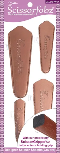 Vista 23 de SCISSORFOBZ Fundas protectoras para tijeras de diseño, para pequeñas tijeras de bordado, color verde mar, #SS-7