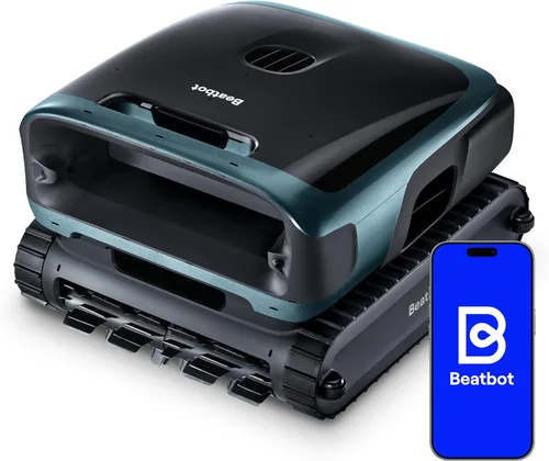 Beatbot Sora 70 - Robot aspirador de piscina Beatbot Sora 70, limpieza de 360° de arriba a abajo, estacionamiento inteligente de superficie,