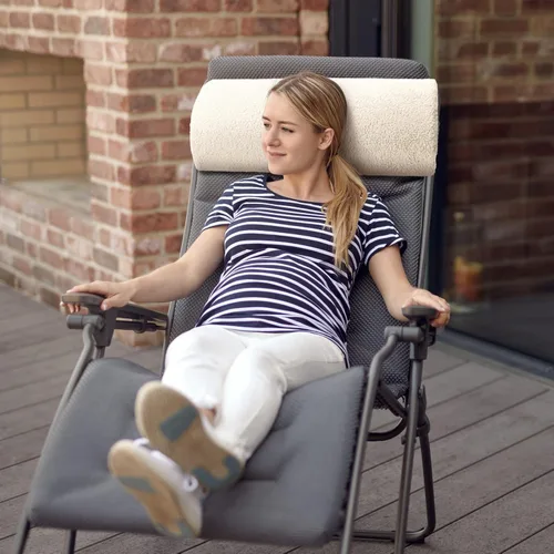 Vista 6 de Wesiti Almohada Cojín para Pies de Sillón Reclinable de Alta Resistencia Espuma Viscoelástica Sherpa Bolster para Dormir y Descansar Almohada