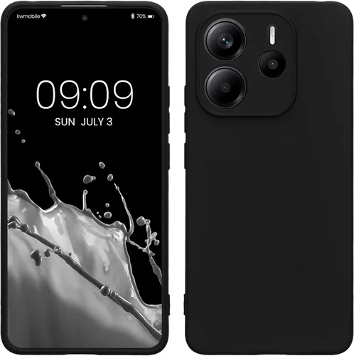 Vista 43 de kwmobile Funda compatible con Xiaomi Redmi Note 9S / 9 Pro / 9 Pro Max - Funda protectora de silicona TPU suave y delgada - Negro mate
