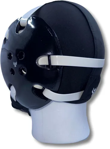 Vista 5 de Great Call Athletics Cubierta de pelo de lucha libre premium Red de pelo negro elástica de 4 vías para adultos y jóvenes Cumple con la NFHS