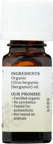 Vista 5 de AURA CACIA Aceite esencial de bergamota orgánica, 0.25 FZ