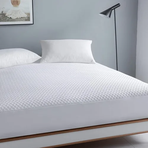 Reaks Protector de colchón ajustable impermeable para cama tamaño individual, funda de colchón refrescante con bolsillo profundo de hasta 15 pulgadas