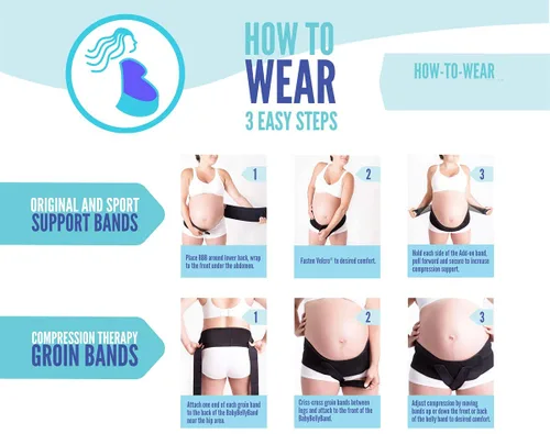 Vista 3 de Faja abdominal con compresión de ingle, faja para varices vulvares, hernia y dolor en el piso pélvico., Negro