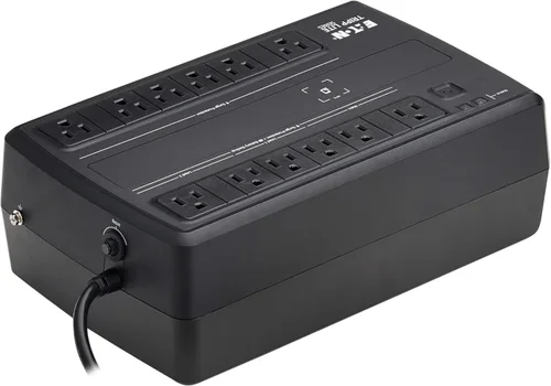 Vista 9 de Tripp Lite Serie UPS conectado a la nube de 750 VA de respaldo y protector de sobretensiones, gestión remota y monitoreo, 450 W, 12 tomas, AVR, UPS