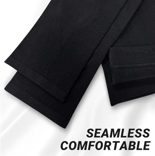 Vista 6 de PFFY 2 Pairs UV Protection Cooling Arm Sleeves for Men and Women UPF 50 Sun Sleeve