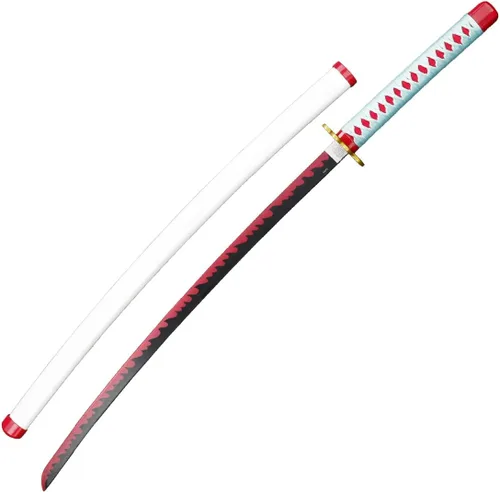 Vista 14 de Munetoshi 40.5 Steel Zenitsu Agastuma Nichirin Katana Demon Killer Samurai Sword Scabbard Cosplay Costumes Acero Llama Tanjiro