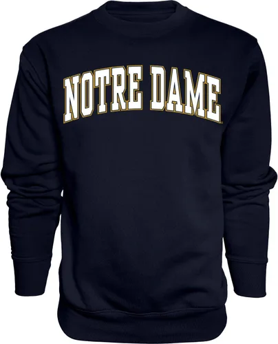 Vista 19 de Blue 84 NCAA sudadera de cuello redondo con arco y colores de equipo para hombre