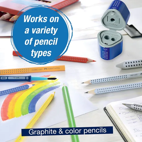 Vista 7 de Faber-Castell GRIP Trio Sacapuntas de agarre