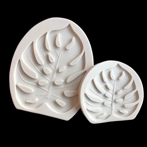 Vista 5 de Molde de silicona para hojas de rosa, moldes de fondant, herramientas de decoración de pasteles, Sugarcraft, resina, caramelo, arcilla, chocolate