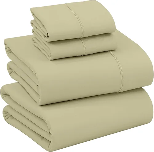 Vista 32 de RUVANTI Sábanas 100% algodón percal tamaño Queen, diseño floral refrescante y transpirable, duraderas, con una sensación nítida, suave y cómoda
