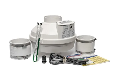 Vista 13 de Festa AMG Eagle ventilador de radón – Kit de instalación de 3 pulgadas - Ventiladores en línea de mitigación de radón silenciosos y energéticamente