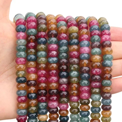 Vista 89 de BONNY BOXX 1 hebra (150 piezas) Cuentas naturales de turquesa africana de 2 * 4 mm, cuentas de disco de ábaco de piedra natural, cuentas sueltas