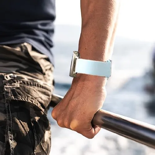 Vista 7 de AR-01 - Correas de reloj inteligente, correas ajustables de silicona suave compatibles con Fitpolo AR-01, Aeac AR-01 Smartwatch (paquete de 5)