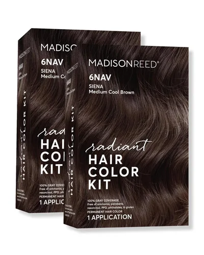 Vista 51 de Madison Reed - Kit de tinte radiante para el cabello, tinte permanente para el cabello, 100 % cobertura de canas, sin amoníaco, rojo Cerdeña 6NCG