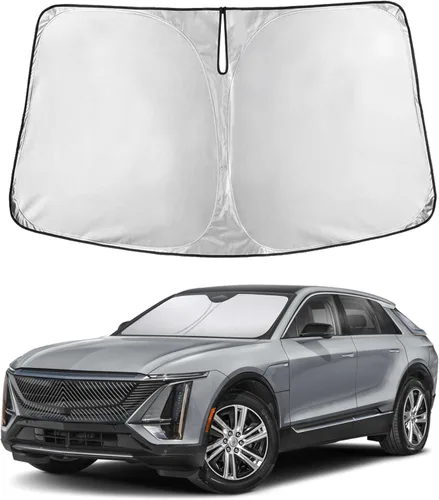 Vista 25 de Parasol para parabrisas para Rivian R1S 2022-2024 2025 compatible con EcoNour material de poliéster 240T, visera solar para coches, reflector que
