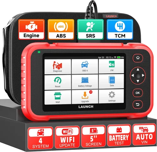LAUNCH - Escáner OBD2 CRP123i Lector de código, transmisión del motor SRS ABS herramienta de escaneo automotriz, I/M evaluación de preparación smog