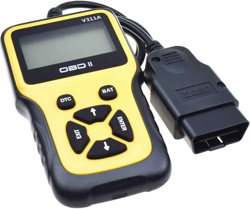Vista 5 de Escáner OBD2, lector de código OBD II mejorado para automóvil, diagnóstico de fallas automotrices universal de mano con herramienta de prueba