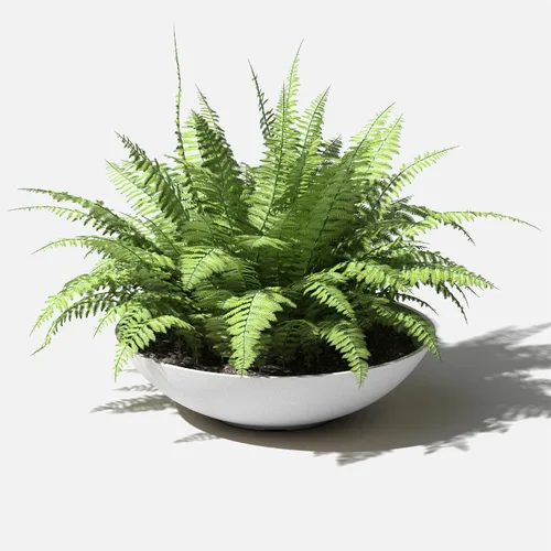 Vista 27 de Veradek Mason Series Lane Bowl Planter para mesas de interior o exterior/jardines hecho de compuesto de plástico y piedra con agujeros