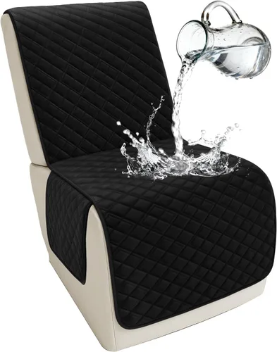 Vista 40 de Arfntevss Fundas para sofá seccional reclinable para sofá seccional en forma de L, funda antideslizante lavable para sofá reclinable con forma de L