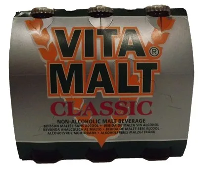 VitaMalt Classic "VitaMalt" - Paquete de 6 botellas de malta sin alcohol