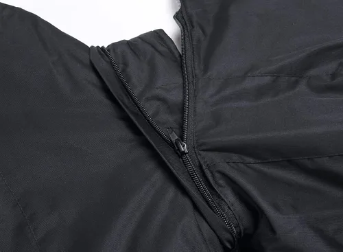 Vista 5 de Keevoom Chaqueta de esquí impermeable para niña, abrigo de nieve a prueba de viento, cálida chaqueta de snowboard de invierno con capucha extraíble
