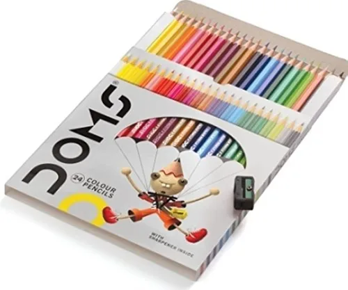 Lápices de colores de núcleo suave para niños y adultos, libros de colorear, dibujar, escribir bocetos (24 unidades)