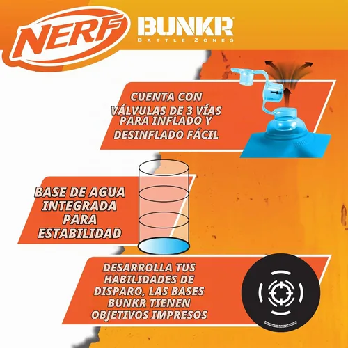 Vista 8 de NERF BUNKR Zombie Last Stand Inflatable Battle Zone