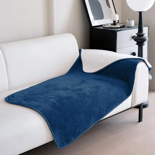 Vista 13 de gogobunny - Manta impermeable y reversible de vellón Sherpa para perro, cachorro, gato; protege la cama, el sofá y el sillón de líquido, orina