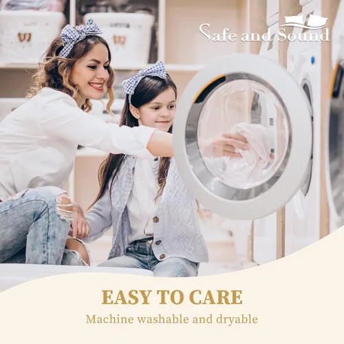 Vista 7 de Funda acolchada de colchón tamaño individual, protector de colchón impermeable, bolsillo profundo elástico que se adapta a hasta 21 pulgadas