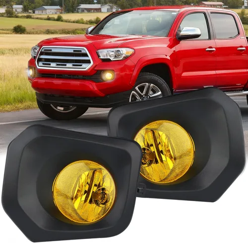 Vista 10 de Nilight Conjunto de luces antiniebla compatible con Toyota Tundra 2014, 2015, 2016, 2017, 2018, 2019, 2020 y 2021, lente transparente de repuesto
