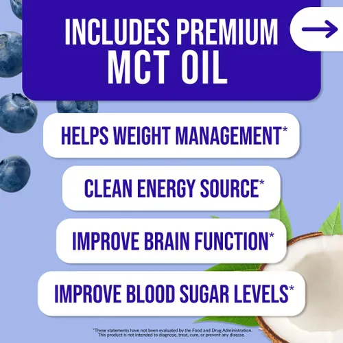 Vista 6 de NAKED Shake - Proteína en Polvo Sabor Muffin de Arándanos - Proteína a Base de Plantas con Sabor de Granjas de EE.UU. y Canadá con Aceite MCT, Sin