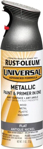Vista 4 de Rust-Oleum 267298-6PK Pintura en aerosol martillada universal para todas las superficies, 12 onzas, blanco, paquete de 6