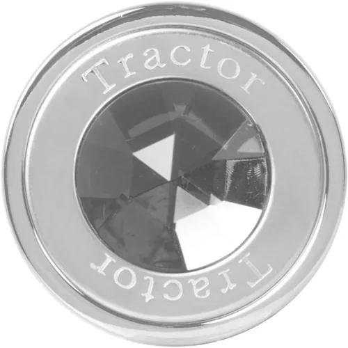 Vista 12 de GG Gran General 95830 Manija de aire de aluminio cromado con agujero de alfiler ámbar con tractor y joya ámbar