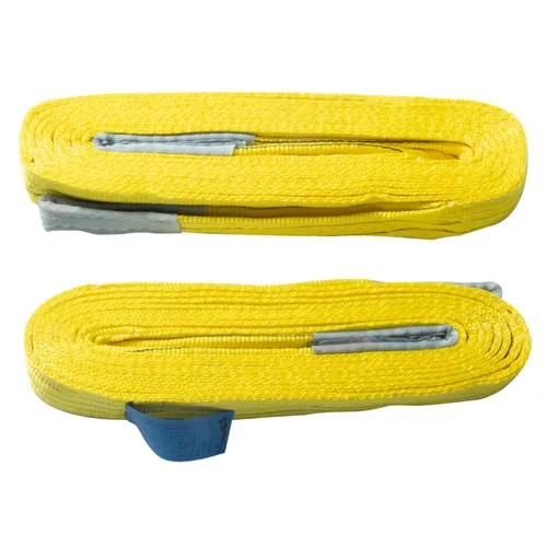 Vista 8 de Paquete de 2 eslingas de elevación de doble capa de poliéster de 3"×10 pies, eslinga de poliéster resistente, capacidad de 6600 libras, factor