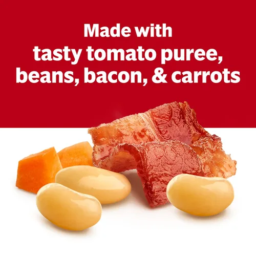 Vista 4 de Campbell's - Sopa condensada de frijol con tocino, sabor natural ahumado añadido, lata de 11.25 oz