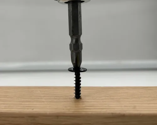 Vista 4 de cSeao 120 tornillos de madera negros #8x1-1/2", cabeza de braguero Phillips Drive Tornillos autorroscantes