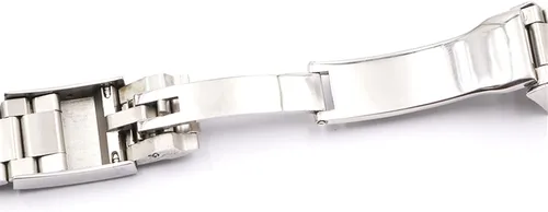 Vista 5 de EZZON 20 21mm Watch Band Stainless Steel Solid Curved End Screw Links Wrist Bracelet For Rolex Submariner Oyster Datejust