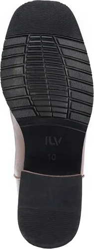 Vista 5 de IUV Botas de Vaquero para Hombre de Pie Ancho Punta Cuadrada Botas Occidentales con Bordado Clásico Duraderas Sin Cordones