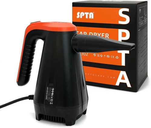 SPTA Secador de aire para automóvil, secadora de automóvil, soplador de mano de alta potencia filtrado para lavado de autos, secado antes de la