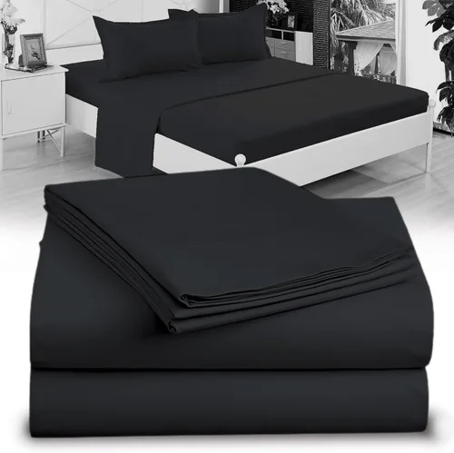 Vista 41 de Juego de Sábanas Twin - Sábanas de Cama Twin de Microfibra Ultra-Suave 1800 - Doble Cepillado - Bolsillos Profundos - Ajuste Fácil - Sin Arrugas