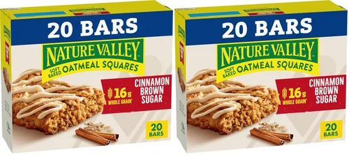 Vista 12 de Nature Valley – Cuadros de avena horneados suavemente, canela y azúcar moreno, 6 unidades, 7.44 OZ