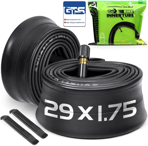 Vista 14 de Juego de 2 cámaras para bicicleta de 12"/14"/16"/18"/ 20"/ 22"/24"/ 26"/27.5"/28"/29" x1.75/1.95/2.10/2.125 con 2 palancas para neumáticos