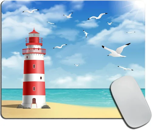 Vista 15 de Alfombrilla de mouse rectangular de goma antideslizante para juegos, oficina, laptop, computadora, hombres, mujeres, niños, bonito