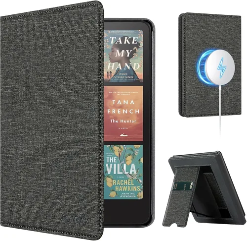 Vista 287 de CoBak Funda inteligente para Kindle Paperwhite de 6.8" de 11ª generación 2021 con función de encendido automático, ligera, delgada, de piel **Salvia